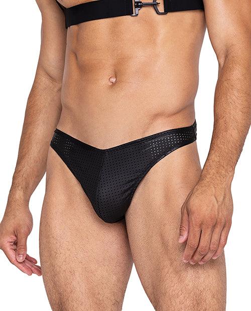 product image,Master Thong W/contoured Pouch Black - SEXYEONE
