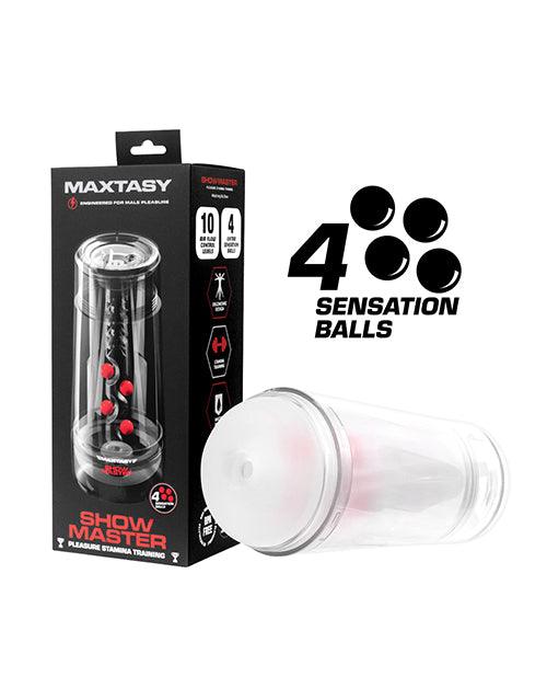 product image, Maxtasy Show Master Non-Realistic Stroker - Clear - SEXYEONE