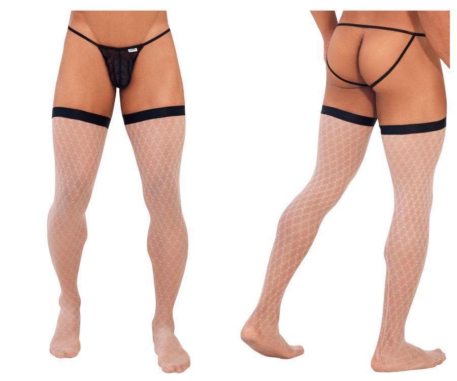 image of product,Mesh Thigh Highs - SEXYEONE