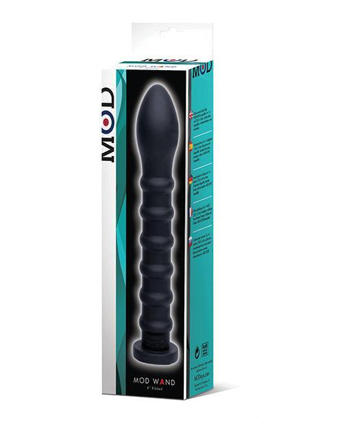 product image, MOD Ribbed Wand - Black - SEXYEONE