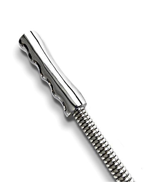 product image,Nixie Flaming Heart Riding Crop - Silver - SEXYEONE