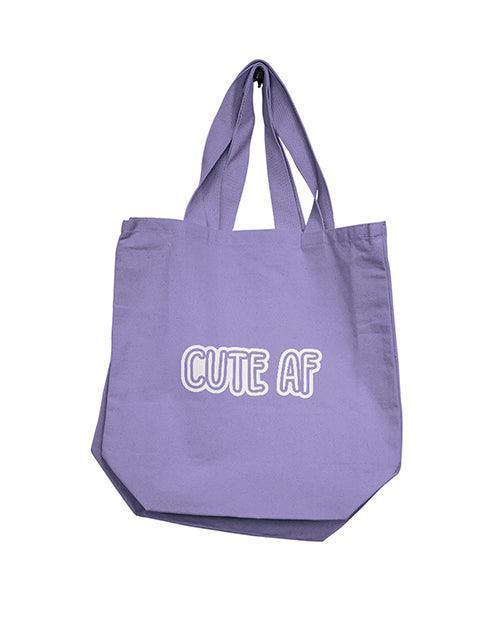 product image, Nobu Cute AF Reusable Tote - Lilac - SEXYEONE