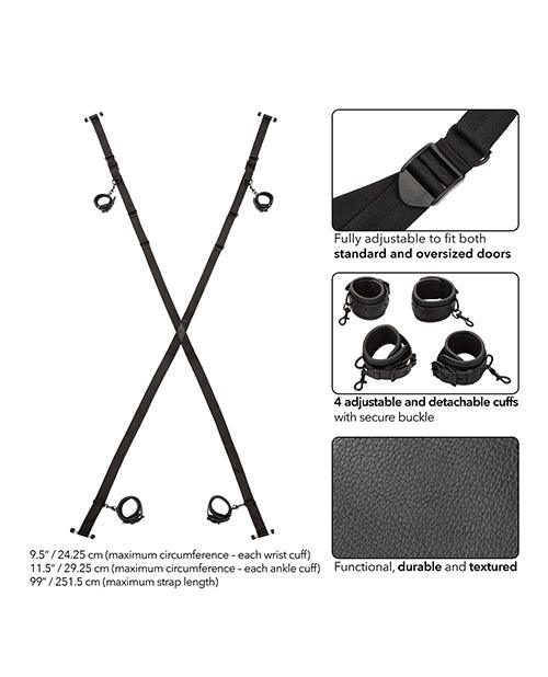 product image,Nocturnal Collection Over the Door Cross - Black - SEXYEONE