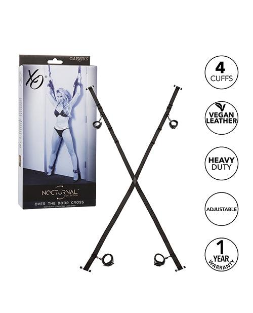 image of product,Nocturnal Collection Over the Door Cross - Black - SEXYEONE