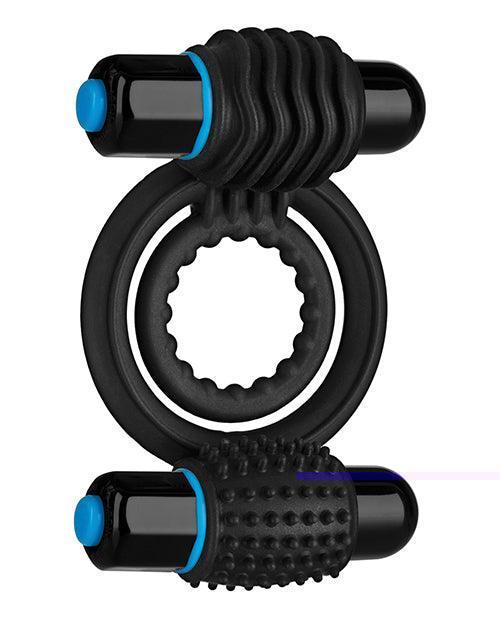 image of product,Optimale Vibrating Double C Ring - Black - SEXYEONE
