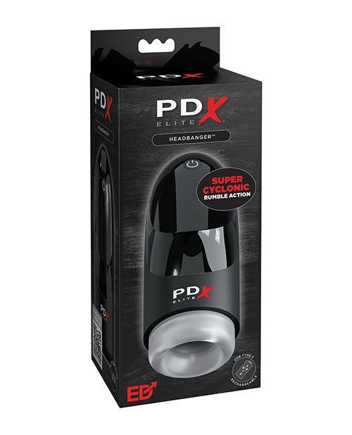 product image, PDX Elite Hydrogasm Vibrating Stroker - Frosted/Black - SEXYEONE