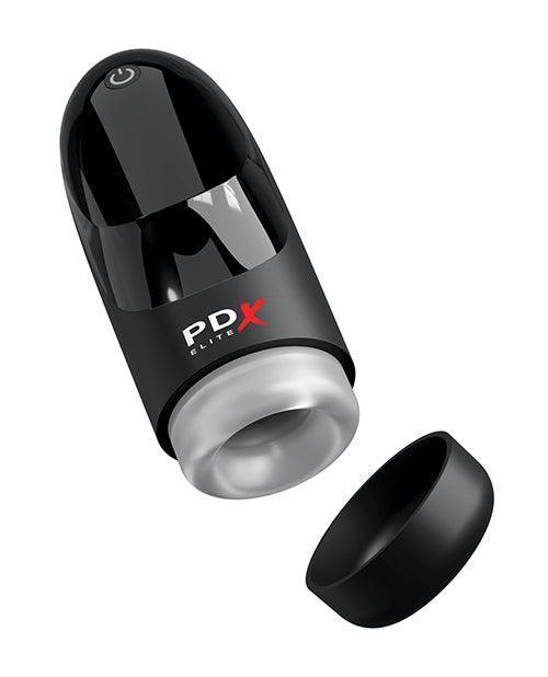 image of product,PDX Elite Hydrogasm Vibrating Stroker - Frosted/Black - SEXYEONE
