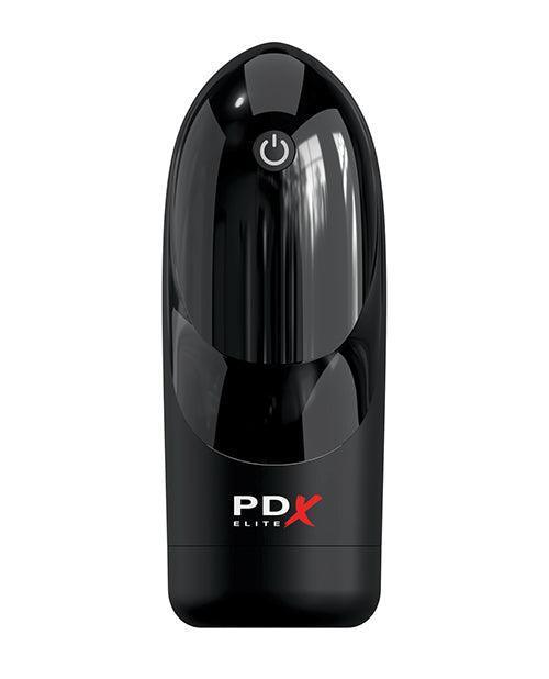 image of product,PDX Elite Hydrogasm Vibrating Stroker - Frosted/Black - SEXYEONE