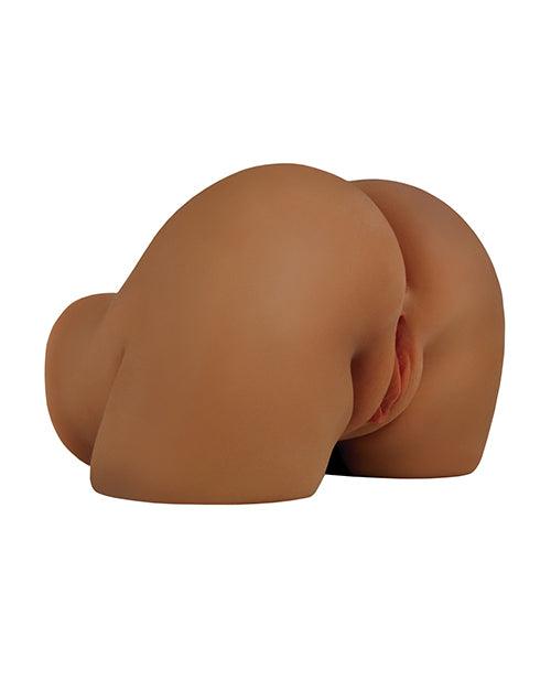 image of product,PDX Elite Shake That Ass Vibrating Mega Masturbator - Brown - SEXYEONE