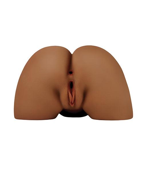 image of product,PDX Elite Shake That Ass Vibrating Mega Masturbator - Brown - SEXYEONE