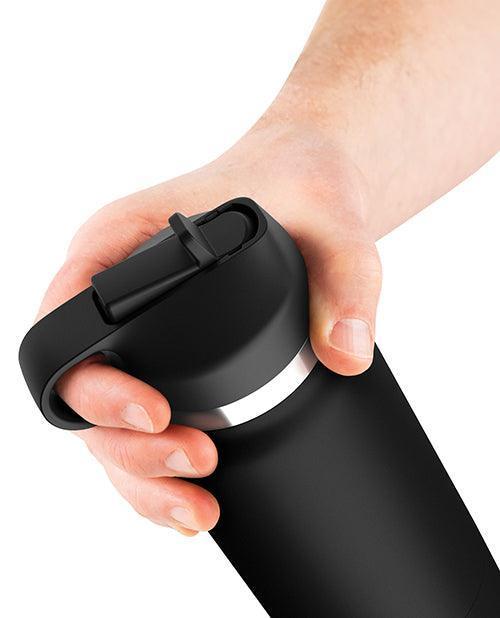 image of product,PDX Plus Fap Flask Thrill Seeker Stroker - Frosted/Black - SEXYEONE