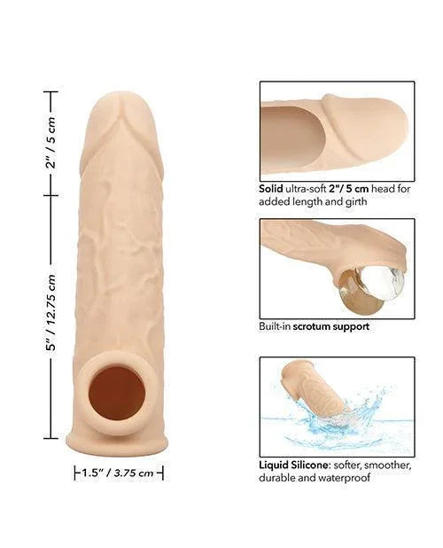 image of product,Performance Maxx Life-Like 7" Penis Extension - Ivory - SEXYEONE