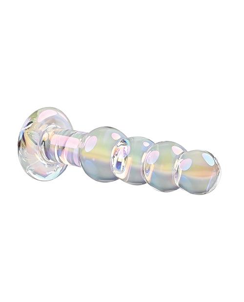 image of product,Playboy Pleasure Jewels Beads Anal Plug - Clear - SEXYEONE
