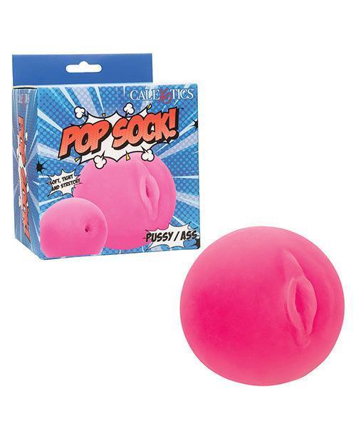 product image, Pop Sock! Pussy & Ass Ball Masturbator - Pink - SEXYEONE