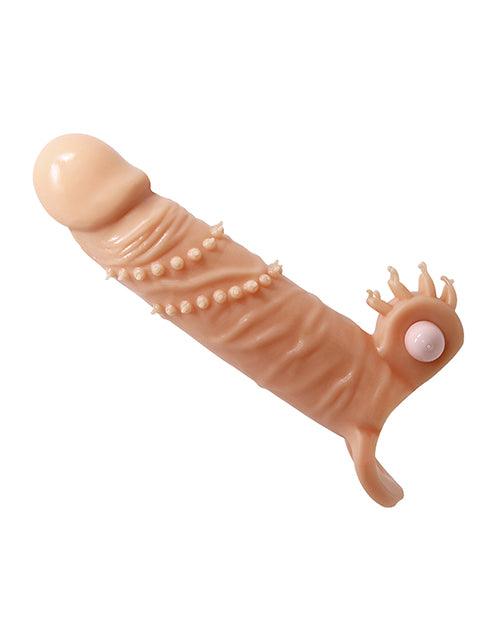 product image,Pretty Love Connor 6.7" Vibrating Penis Sleeve - Ivory - SEXYEONE