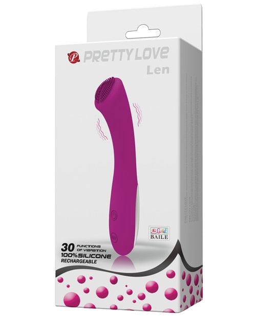 Pretty Love Len Rechargeable Wand 30 Function - Purple - SEXYEONE