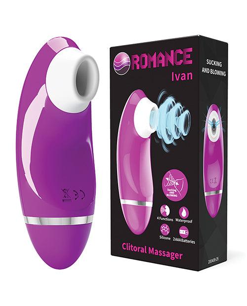 product image, Pretty Love Romance Ivan Sucking Clitoral Massager - Fuchsia - SEXYEONE
