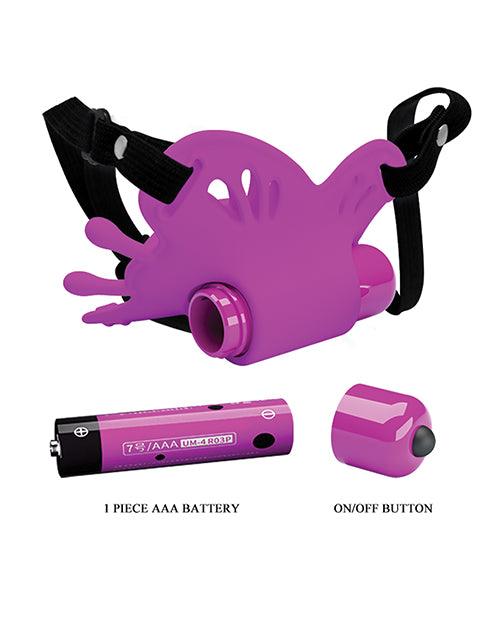 image of product,Pretty Love Sloane Battery Powered Clit Stim - Fuchsia - SEXYEONE