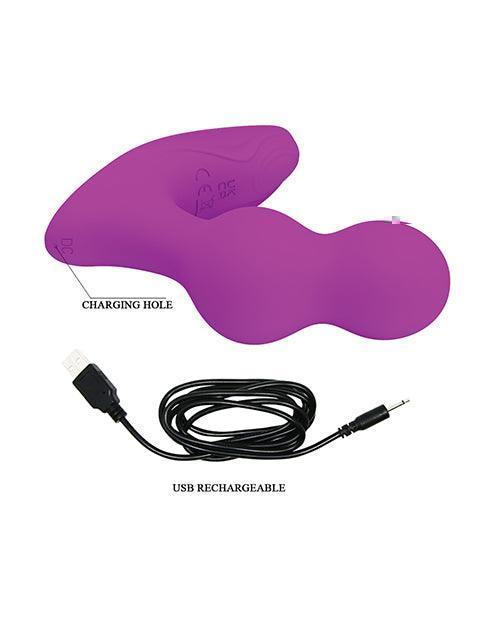image of product,Pretty Love Terrance Dual Stimulator - Fuchsia - SEXYEONE