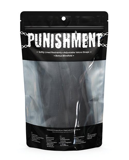 image of product,Punishment Thigh To Wrist Restraints - SEXYEONE