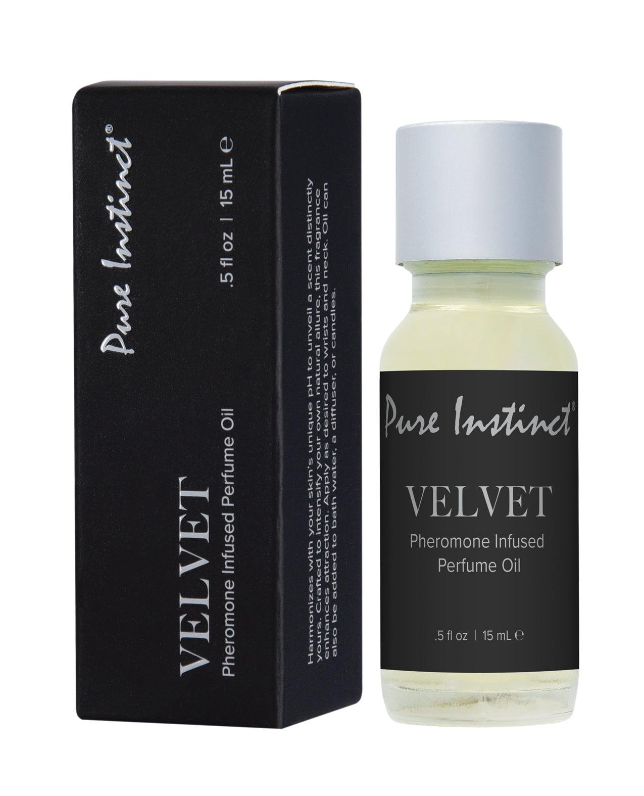 product image, Pure Instinct Pheromone Perfume Oil Velvet - 15 ml Dropper Glass - SEXYEONE