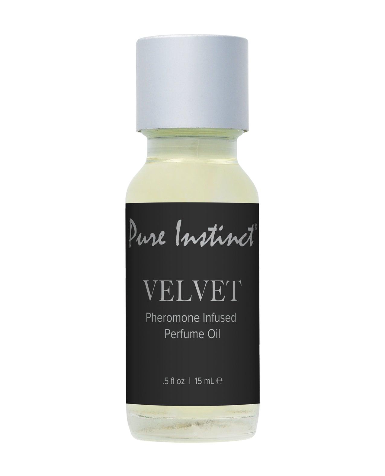 image of product,Pure Instinct Pheromone Perfume Oil Velvet - 15 ml Dropper Glass - SEXYEONE