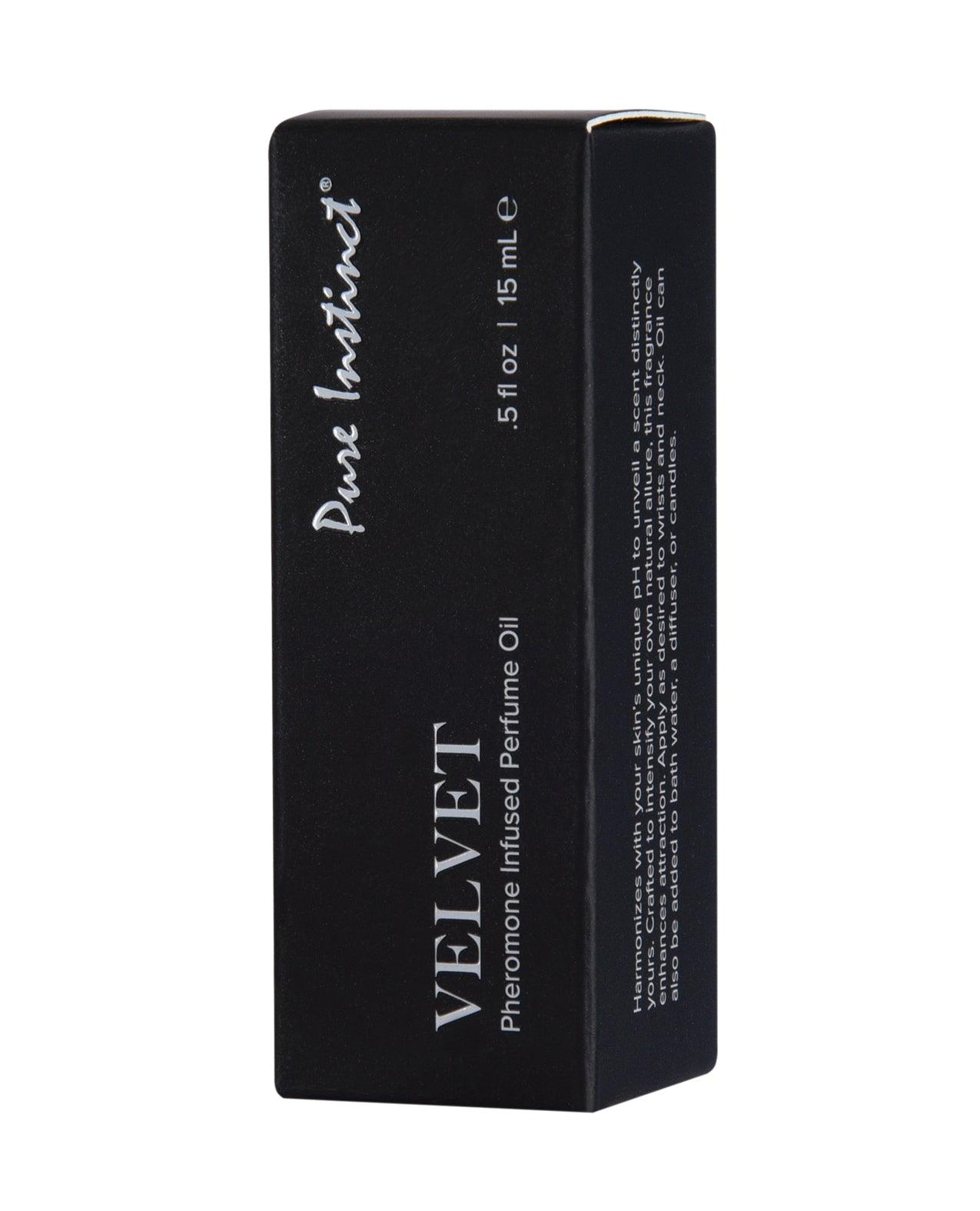 image of product,Pure Instinct Pheromone Perfume Oil Velvet - 15 ml Dropper Glass - SEXYEONE