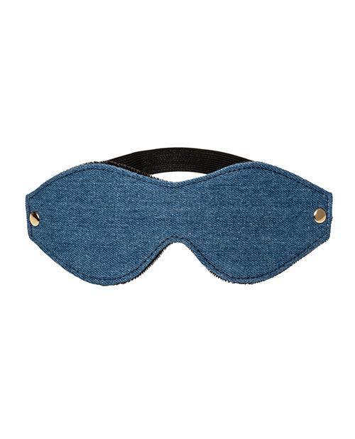 image of product,Ride 'em Premium Denim Collection Eye Mask - SEXYEONE