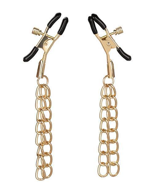 image of product,Ride 'em Premium Denim Collection Nipple Clamps - SEXYEONE