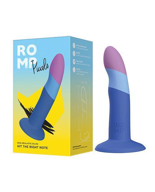 product image, ROMP Piccolo 3 Color Dildo - Blue - SEXYEONE