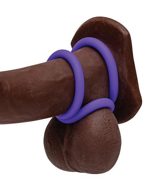 image of product,Romp Remix Trio Penis Ring Set Of 3 - Purple - SEXYEONE