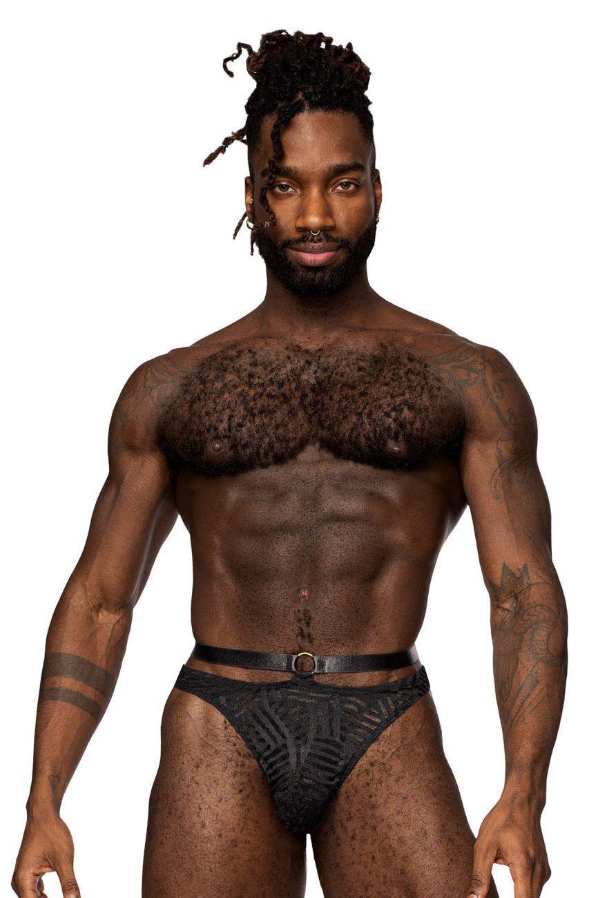 image of product,Rude Awakening Strap Thong - SEXYEONE