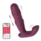 Ryder App-controlled Thrusting G-spot & Clit Vibrator - Rosy Red - SEXYEONE