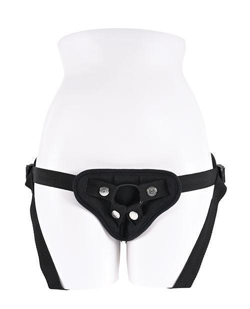 image of product,Saffron Breathable Mesh Strap-On - Black - SEXYEONE