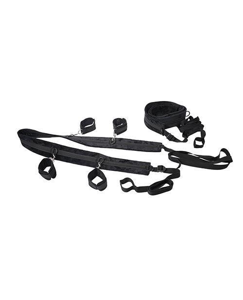 image of product,Saffron No Matter Where Adjustable Bondage Restraint System - Black - SEXYEONE