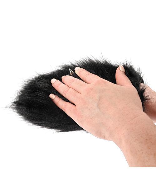 image of product,Saffron Spiked Sensory Mitts - Black - SEXYEONE