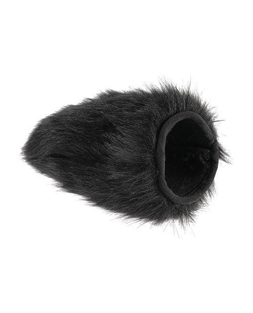 image of product,Saffron Spiked Sensory Mitts - Black - SEXYEONE
