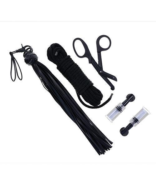 image of product,Saffron Tied & Twisted Bondage Set - Black - SEXYEONE