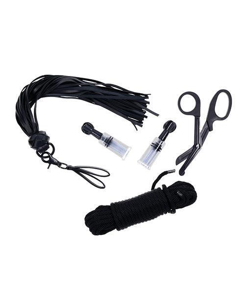 image of product,Saffron Tied & Twisted Bondage Set - Black - SEXYEONE