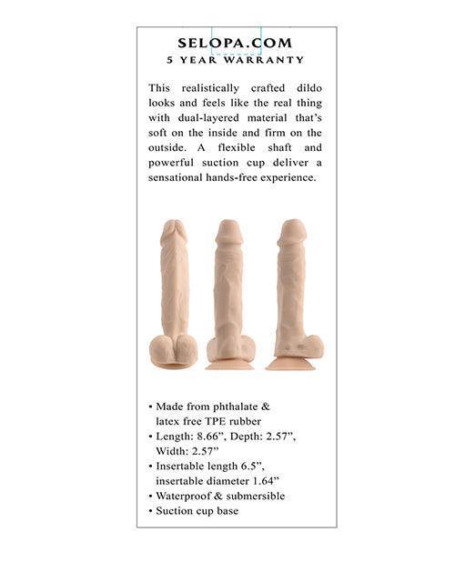 image of product,Selopa 6.5" Natural Feel Dildo - SEXYEONE