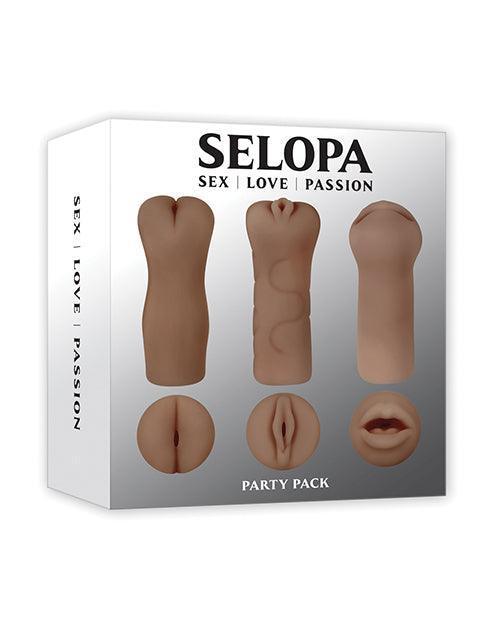 product image, Selopa Party Pack Strokers - Dark - SEXYEONE