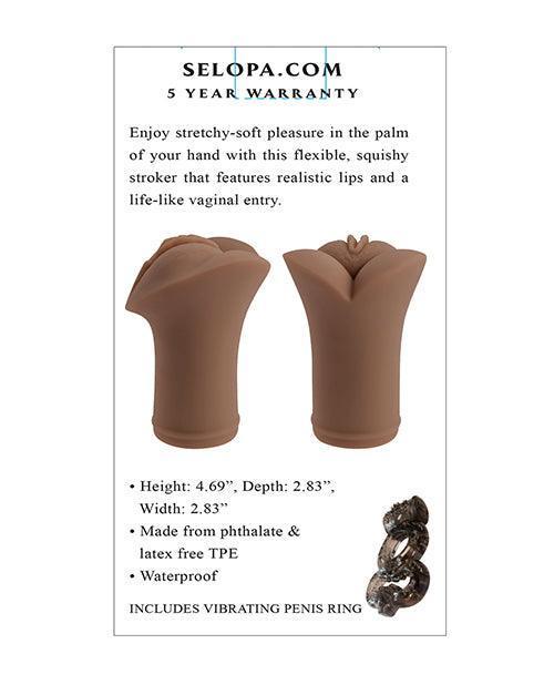 image of product,Selopa Pocket Pleaser Stroker - Dark - SEXYEONE