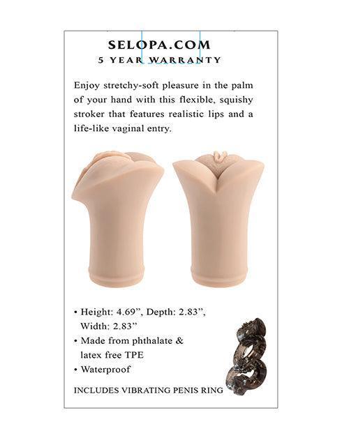 image of product,Selopa Pocket Pleaser Stroker - Light - SEXYEONE