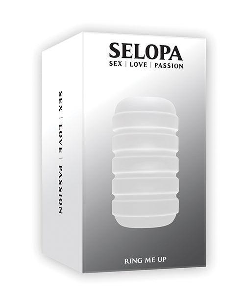 product image, Selopa Ring Me Up Squishy & Soft Stroker - Clear - SEXYEONE