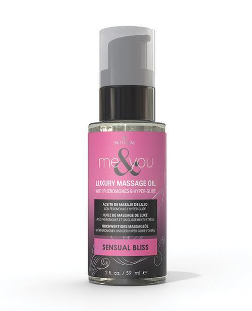 product image, Sensuva Me & You Massage Oil - 2 oz Sensual Bliss - SEXYEONE