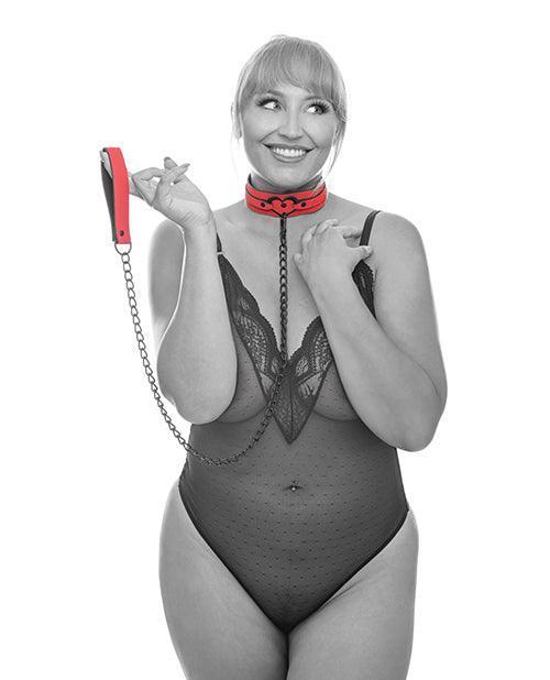 image of product,Sex & Mischief Amor Collar And Leash - SEXYEONE
