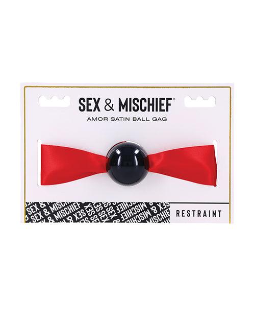 product image,Sex & Mischief Amor Satin Ball Gag - SEXYEONE