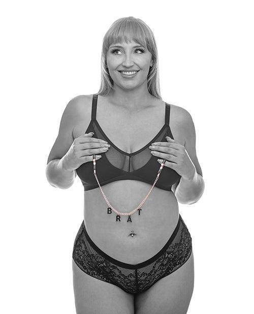 product image,Sex & Mischief Brat Charmed Nipple Cl - SEXYEONE