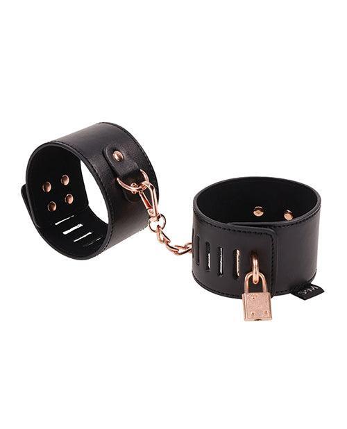 image of product,Sex & Mischief Brat Locking Cuffs - SEXYEONE