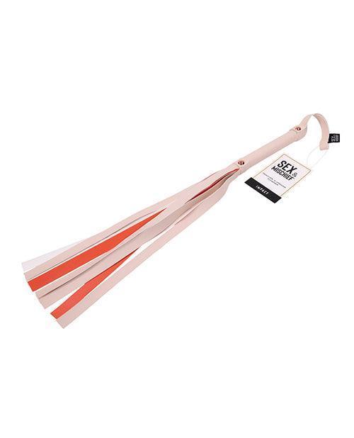 image of product,Sex & Mischief Peaches 'n CreaMe Stripe Flogger - SEXYEONE